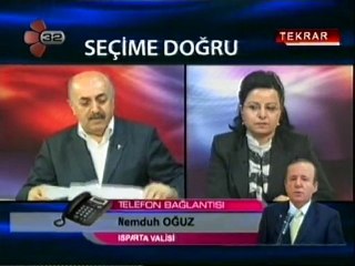 Video - Eski Vali ile Yeni Vali İlk Kez Canlı Yayında - -