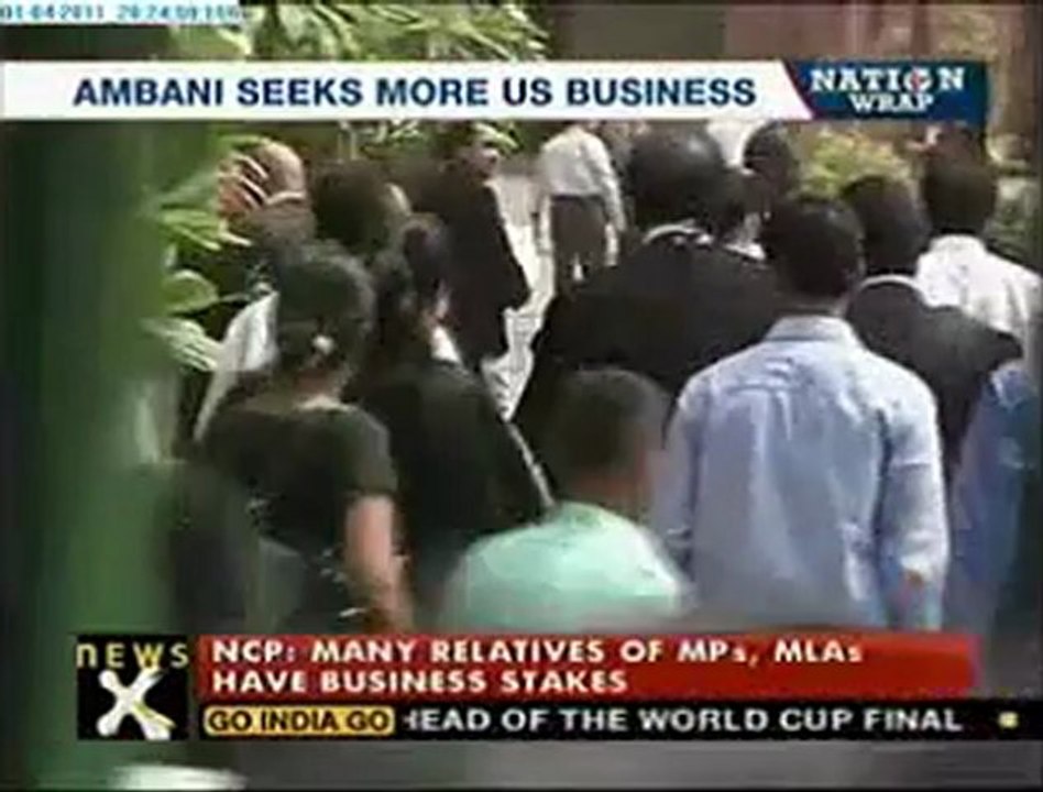 Anil Ambani seeks more US business in India.