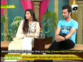 Atif Aslam & Mahira khan in Utho Jago Pakistan 27th May 2011 - Part 5/8
