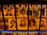 Relatives of missing persons by violence protest