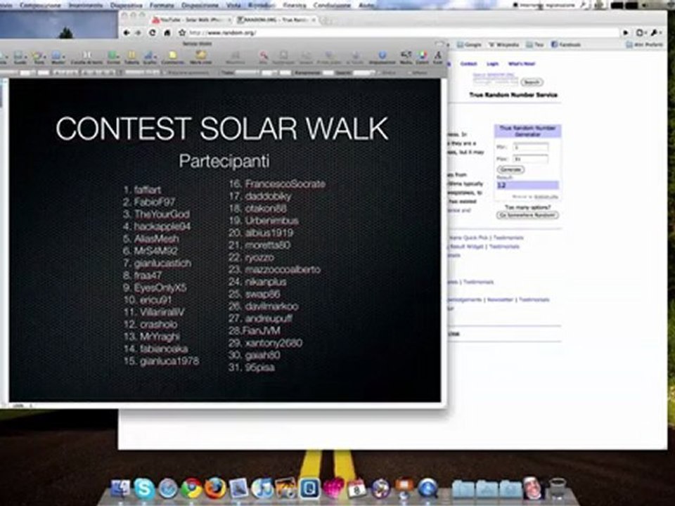 Risultati Contest Solar Walk