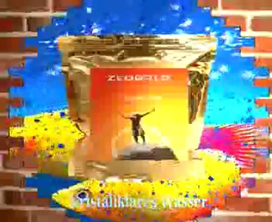 Kristallklares Wasser im Aquarium mit Zeolith