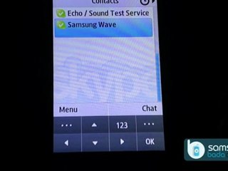 Skype for Bada - (Java) Demo on Samsung Wave II 8530