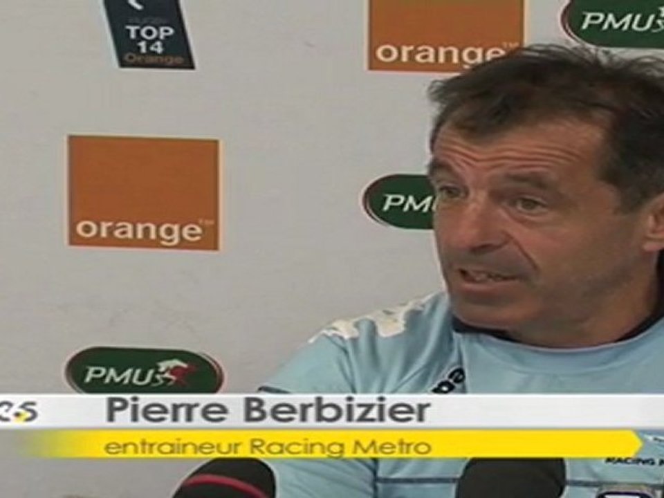 Rugby365 : Racing Metro "la crainte de la découverte"