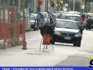 TRANI | Polemiche sulla mancanza degli scivoli
