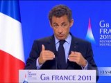 Sommet du G8 de Deauville : N.Sarkozy