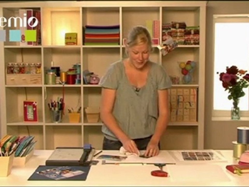 Utiliser un gabarit pour scrapbooking - Tuto loisirs créatifs