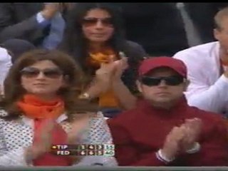 Federer × Tipsarevic match point