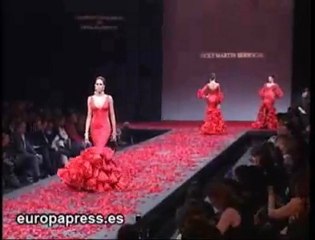 Vicky Martín Berrocal con "aire flamenco"