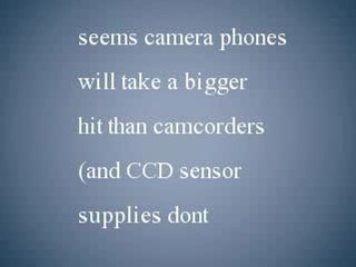 CMOS Sensor Production Impacted by Japan Quake