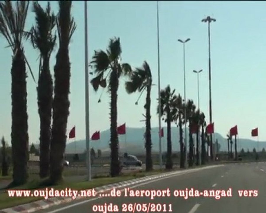 Oujda comme si vous y étiez !  Une promenade à Oujda.  Visitez Oujda depuis chez vous. de l'aeroport oujda-angad vers la ville d' oujda ...partie - 1 -