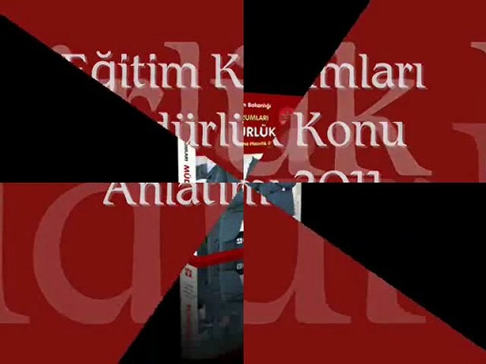 Eğitim Kurumları Müdürlük Seçme Sınavlarına Hazırlık Kitapları Tanıtımı