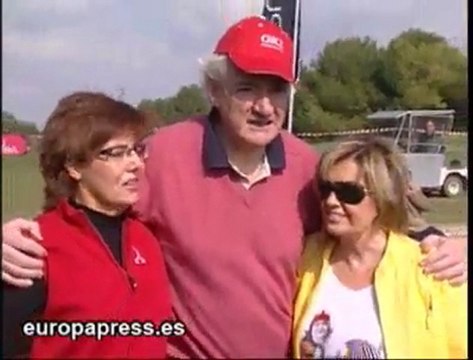 María Teresa Campos y Luis del Olmo, golfistas por un día