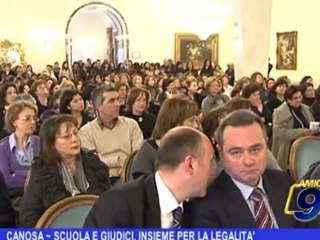 CANOSA | Scuola e giudici, insieme per la legalità