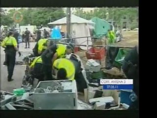 Desalojo a indignados