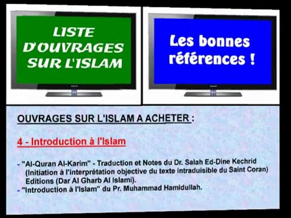 Liste d'Ouvrages sur l'Islam - 2/4