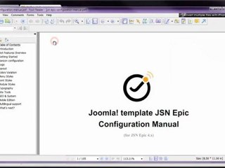 JSN Epic Quick Start Video