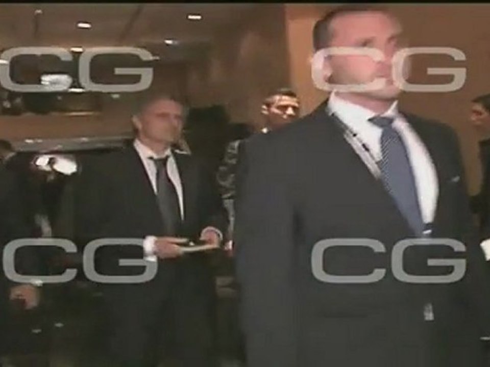 Iker Casillas y Cristiano Ronaldo, en Zurich