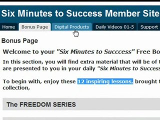 Six Minutes To Success Review