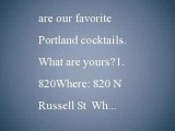 Portland Cocktail Bars - Best Portland Cocktail Bars