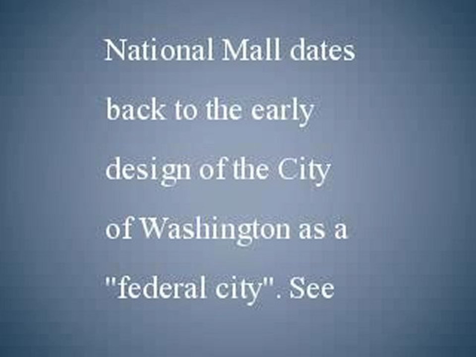 History of the Washington Mall