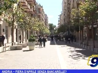 ANDRIA | Fiera d'aprile senza bancarelle