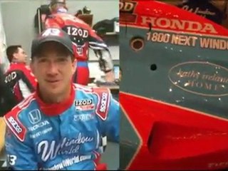 Indy %00 greeting from John Andretti