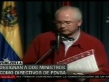 Maduro y Giordani, nuevos directivos de PDVSA