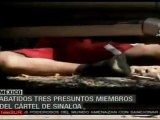 Abaten a secuestradores del cartel de Sinaloa en México