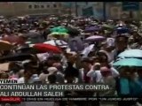 Nueva jornada de protesta en Yemen contra Abdullah Saleh