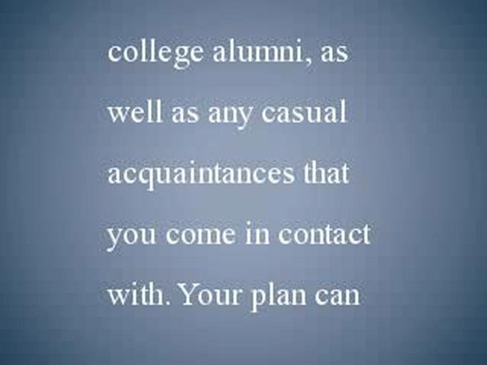 Networking Your Way to an Internship