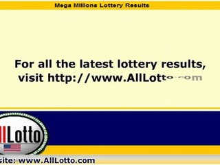 Mega Millions Lottery Drawing Results for May 27, 2011