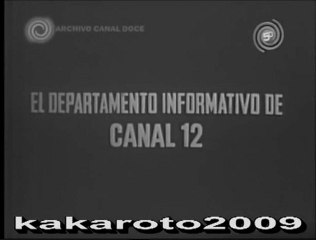 Noticiario 12 | Inicio y Cierre del noticiario emitido en el Canal 12 de Cordoba | 1960s