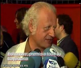 Juan Echanove, premio a su carrera artística