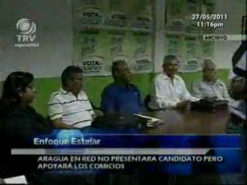 TRV: Rueda de Prensa de Aragua en Red sobre Primarias