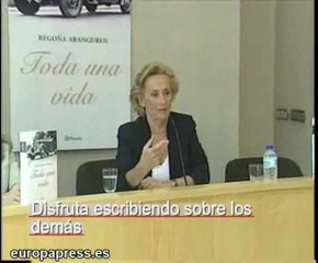 Begoña Aranguren presenta 'Toda una vida'