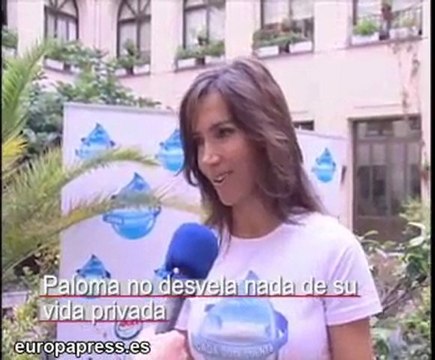 Paloma Lago enseña a los niños a ahorrar agua