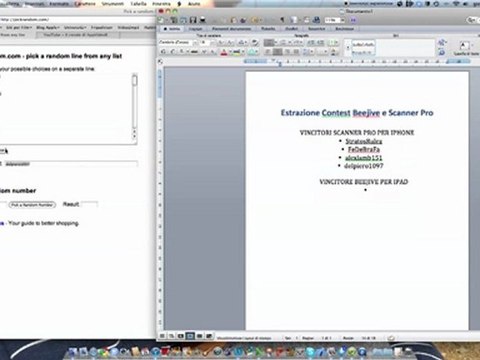 Vincitori del contest Beejive for iPad e Scanner Pro