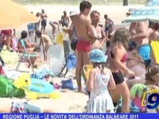 Regione Puglia | Le novità dell'ordinanza balneare 2011