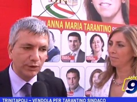 Trinitapoli | Nichi Vendola a sostegno di Annamaria Tarantino