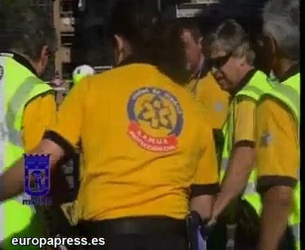 Varios heridos en una colisión en Madrid