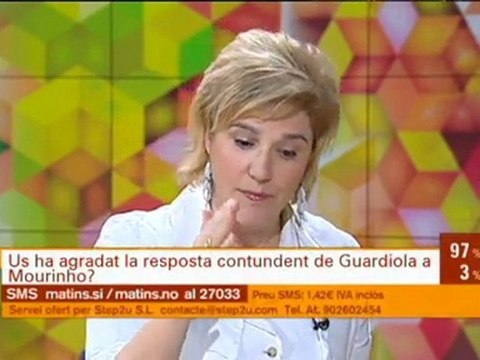 TV3 - Els matins - Rahola: Sandro hauria d'haver parlat en lloc de Guardiola