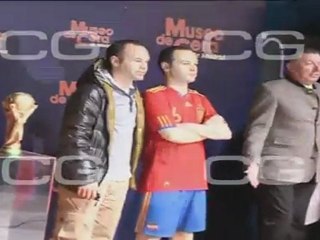 Andrés Iniesta ya tiene su figura de cera