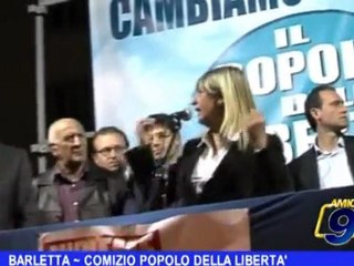 Barletta | Comizio Popolo delle Libertà
