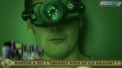 Marcus à dit : "Engagez-vous ..." La Guerre et les jeux !