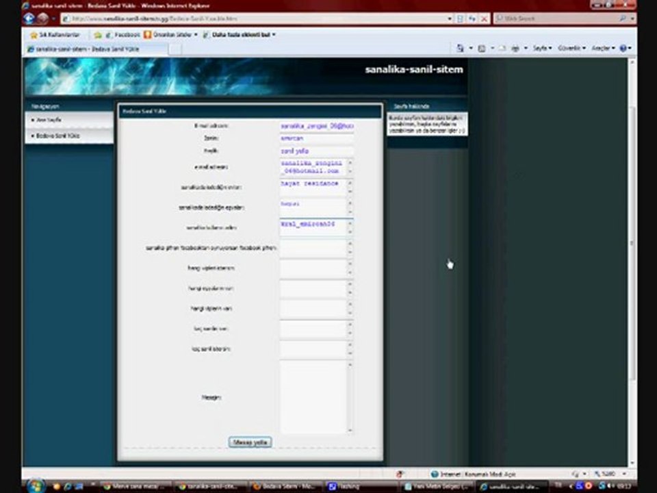 Bedava Sanil Sitesi www.sanalika-sanil-sitem.tr.gg