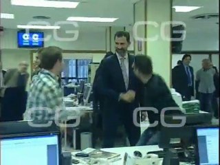 Los Príncipes visitan la COPE