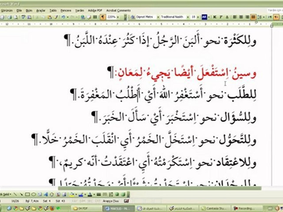 52 ARAPCA ORHAN ENCAKAR 09 MAYIS 2011 PAZARTESI