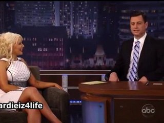 Jimmy Kimmel Show - Christina Aguilera Interview (2011)