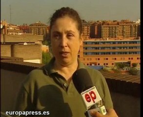 Intensa granizada en Madrid